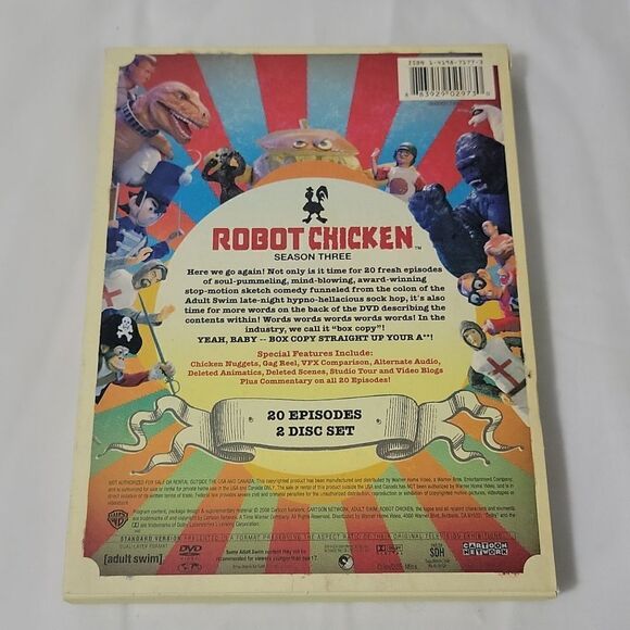 Robot Chicken S3 DVD - Picture 2 of 2